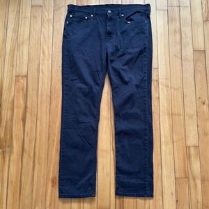 Levis 511 Jeans Mens Size 34x32 Slim Fit Black Graphite Gray Mens White Tab